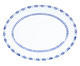 Travessa Oval em Porcelana Azure - Branco e Azul, Azul | WestwingNow