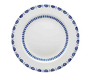 Prato Raso em Porcelana Azure - Branco e Azul | WestwingNow