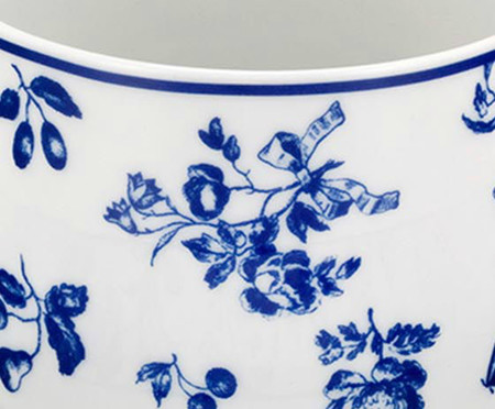 Xícara para Chá em Porcelana Chintz Azul - 01 Pessoa | WestwingNow
