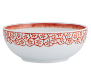 Bowl em Porcelana Coralina - Branco e Vermelho | WestwingNow