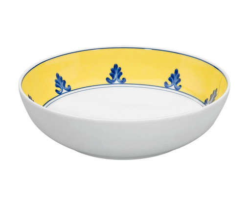Bowl em Porcelana Castelo Branco - Azul e Amarelo, branco,azul,amarelo | WestwingNow