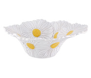 Saladeira em Cerâmica Margarida- Branco e Amarelo | WestwingNow