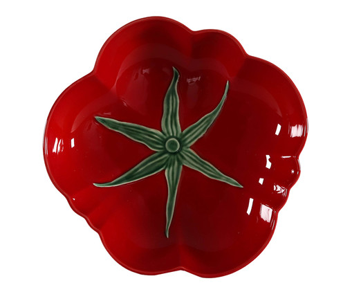 Prato para Massas em Cerâmica Tomate - Vermelho, Vermelho | WestwingNow