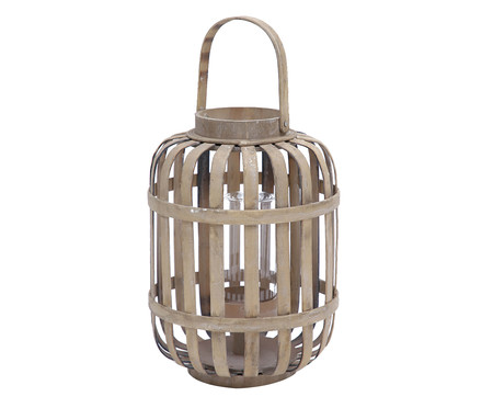 Lanterna em Bambu Acácia - Natural | WestwingNow