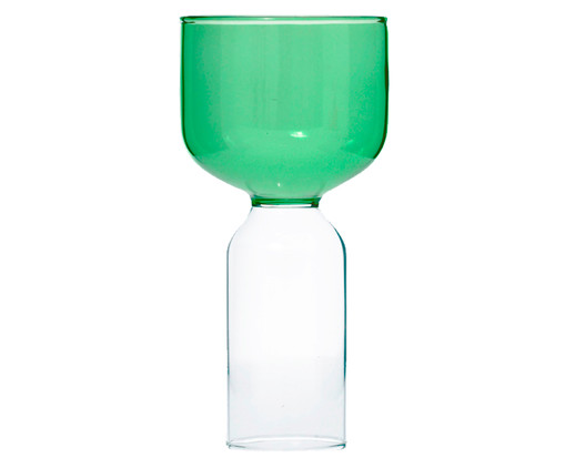 Vaso em Vidro Tune - Verde, Verde | WestwingNow