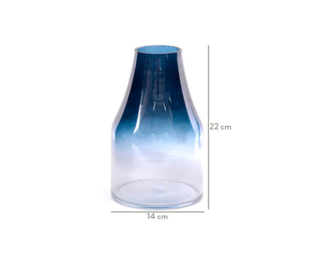 Vaso em Vidro Degray - Azul | WestwingNow