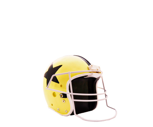 Adorno Capacete Futebol Americano - Amarelo, Amarelo,Preto,Branco | WestwingNow