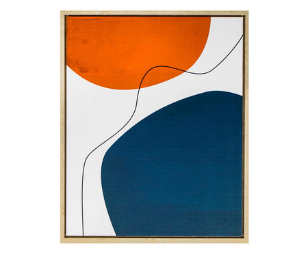 Quadro em Canvas Abstrato Três Cores Trois l - 50x60cm | WestwingNow