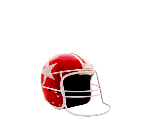 Adorno Capacete Futebol Americano - Vermelho, Vermelho | WestwingNow