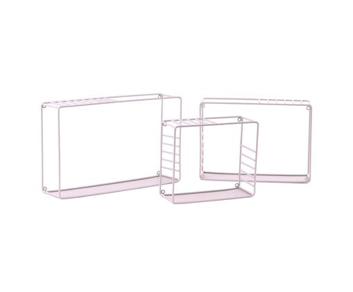 Jogo de Nichos Erick - Cinza, Cinza | WestwingNow