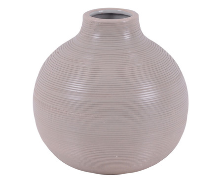 Vaso em Cerâmica Zuli - Cinza