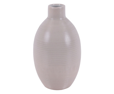 Vaso em Cerâmica Zuli II - Cinza