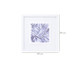 Quadro com Vidro Joana - 30x30cm, Branco,Azul | WestwingNow