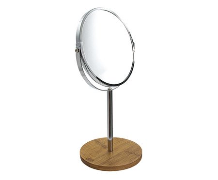Espelho de Mesa Base em Bambu Ida - Natural | Westwing
