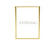Porta-Retrato Basic - Dourado, Dourado | WestwingNow