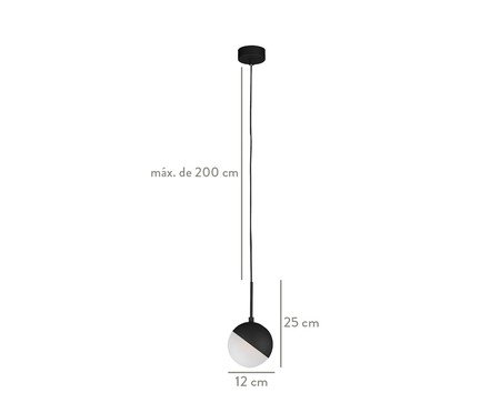Pendente Tonya Preto - Bivolt | Westwing