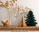 Decorativo Árvore Honeycomb Elsa Petróleo - 32cm, Cinza | WestwingNow