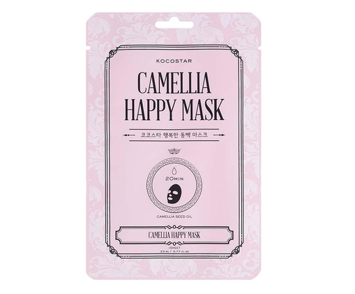 Máscara Facial Camellia Happy - 25ml, Rosa | WestwingNow