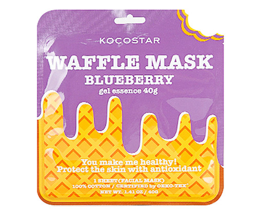 Máscara Facial Waffle Blueberry - 40g, Colorido | WestwingNow