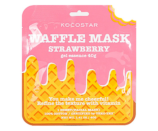 Máscara Facial Waffle Strawberry - 40g, Colorido | WestwingNow