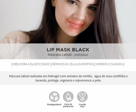 Máscara Labial Lip Black - 3g | WestwingNow
