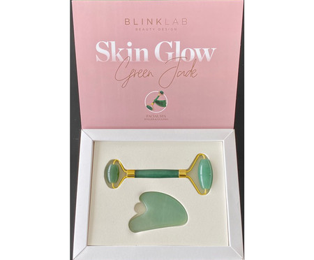 Kit de Roller e Guasha Skin Glow Jade - Verde | WestwingNow