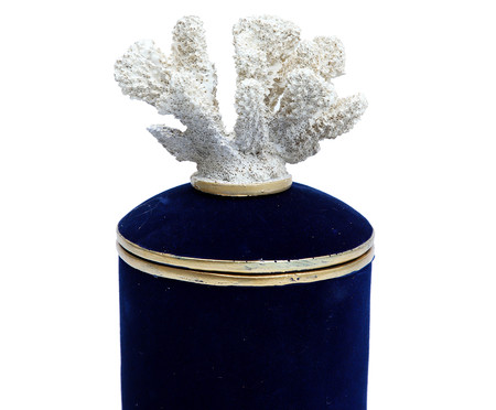 Caixa Decorativa Corallo - Azul | WestwingNow
