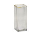 Vaso em Vidro André I - Dourado, Transparente e Dourado | WestwingNow