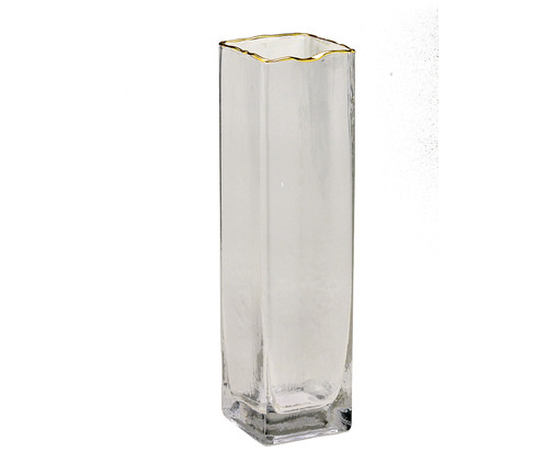 Vaso em Vidro André III - Dourado, Transparente e Dourado | WestwingNow