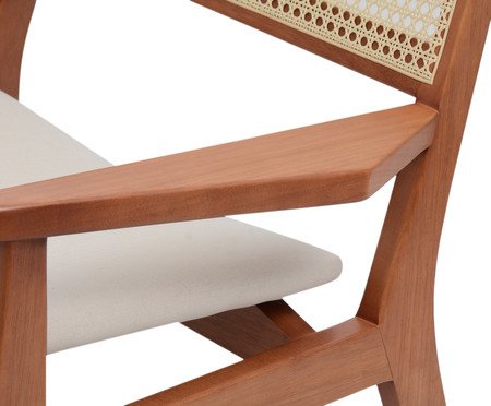 Poltrona com Estofado Sherrie - Natural | Westwing