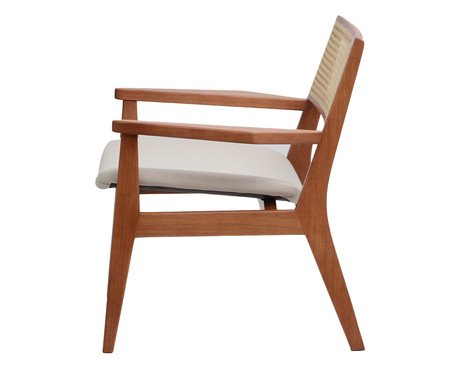 Poltrona com Estofado Sherrie - Natural | Westwing