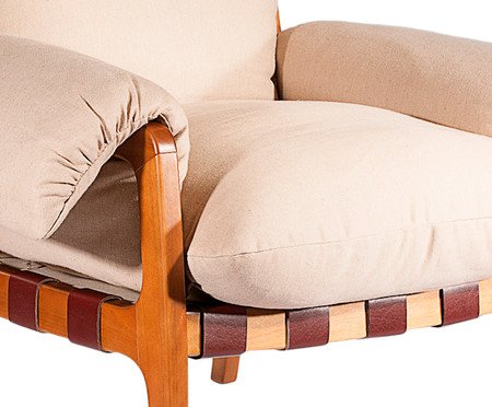 Poltrona Verge - Bege e Natural | Westwing