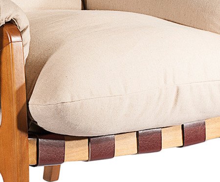 Poltrona Verge - Bege e Natural | Westwing
