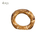 Jogo de Anéis para Guardanapos em Cerâmica Lilo - Bege | WestwingNow