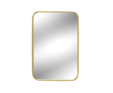Espelho de Parede Gabriele Dourado - 40x60cm