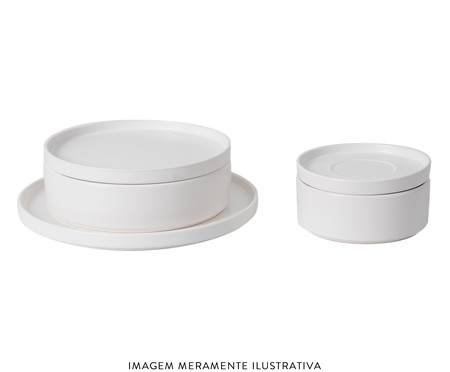 Bowl Empilhável - Branco Matte | WestwingNow