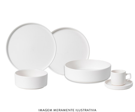 Bowl Empilhável - Branco Matte | WestwingNow