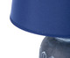 Abajur Muriel Azul e Preto - Bivolt, multicolor | WestwingNow