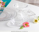 Jogo de Xícaras para Chá com Pires em Cristal Daisy - 04 Pessoas, Transparente | WestwingNow