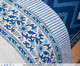 Lençol Superior Mysore - Azul e Branco, Azul e Branco | WestwingNow