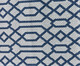 Tapete Turco de Algodão Abstrato Vivian - Bege e Azul, Azul e Marfim | WestwingNow