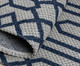 Tapete Turco de Algodão Abstrato Vivian - Bege e Azul, Azul e Marfim | WestwingNow