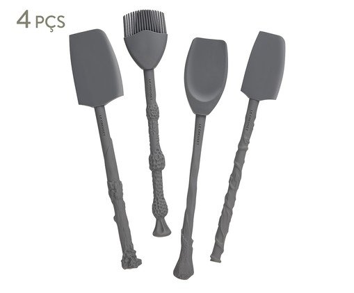 Jogo de Espátulas Para Lançar Feitiços - Flint, Cinza | WestwingNow