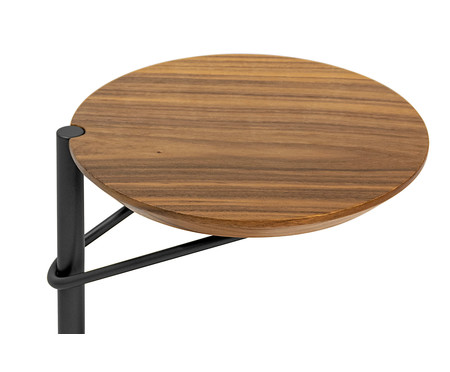 Mesa Lateral Tyr - Natural e Preto | WestwingNow