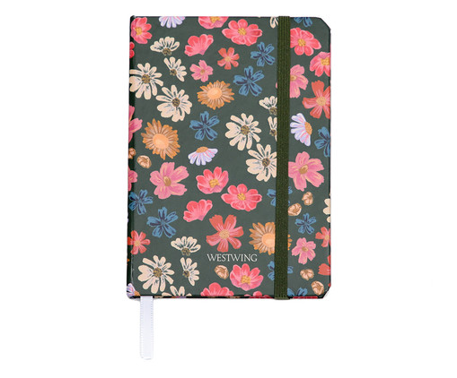 Caderneta A6 Flores, Colorido | WestwingNow