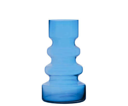 Vaso em Vidro Nanda - Azul, Azul | WestwingNow