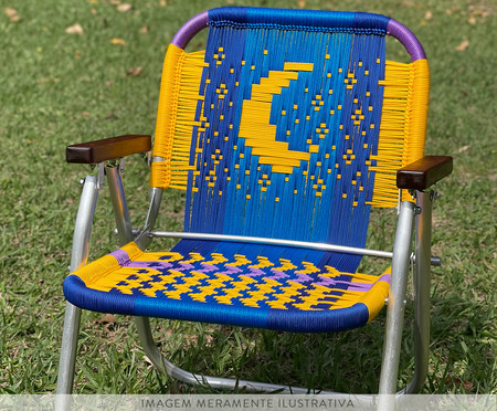 Cadeira Infantil Denguinho Lua - Azul | WestwingNow