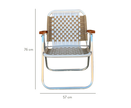 Cadeira Japú - Branco e Rami | WestwingNow