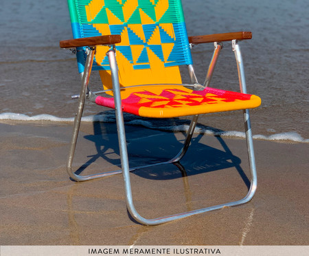 Cadeira Japú - Amarelo e Colorido | WestwingNow