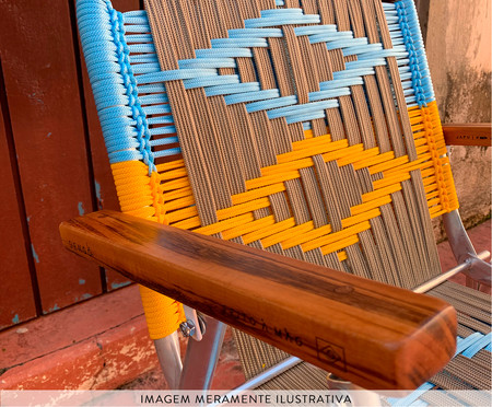 Cadeira Japú - Rami, Azul e Laranja | WestwingNow